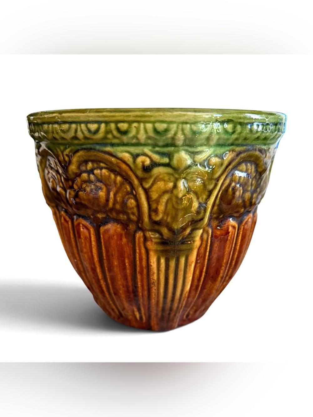 Vintage 1927 Brush McCoy Jardiniere Art Pottery Pot
